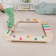 Wirkt sich positiv auf die Entwicklung der Füße, das Fußgewölbe und die richtige Körperhaltung aus Montessori Balancierbalken fördern die Entwicklung der grobmotorischen Fähigkeiten