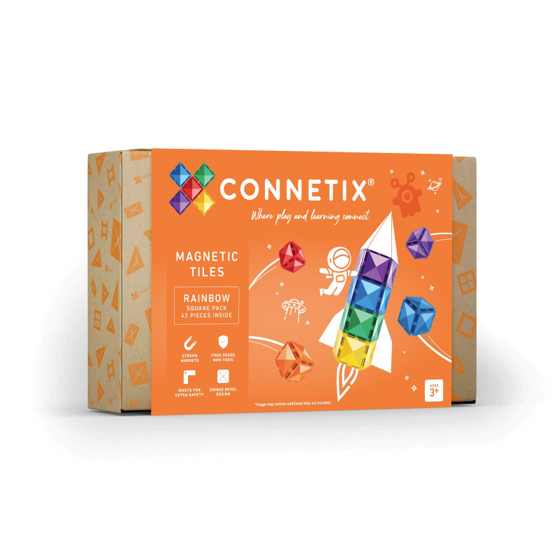 Magnetbausteine CONNETIX® Rainbow Square Pack 42 Stck. Magnetbausteine CONNETIX® Rainbow Square Pack 42 Stck.