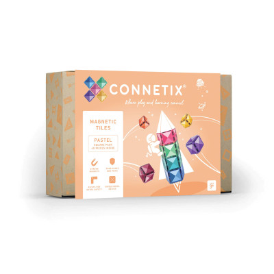 Magnetbausteine CONNETIX® Pastel Square Pack 40 Stck.