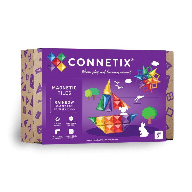 Magnetbausteine CONNETIX® Rainbow Starter Pack 60 Stck. Magnetbausteine CONNETIX® Rainbow Starter Pack 60 Stck.