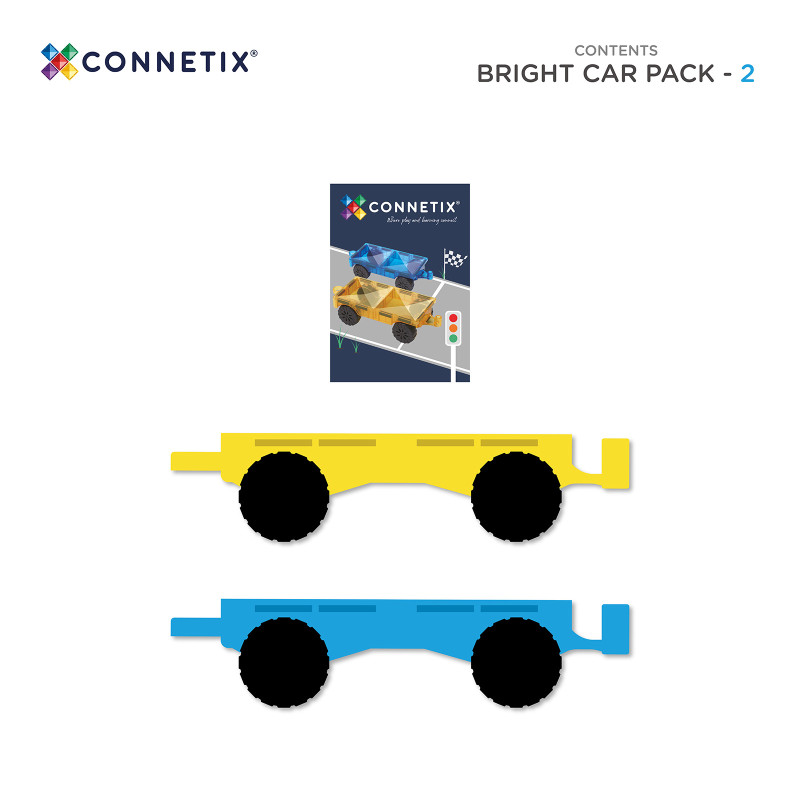 Magnetbausteine CONNETIX® Bright Car Pack 2 Stck.