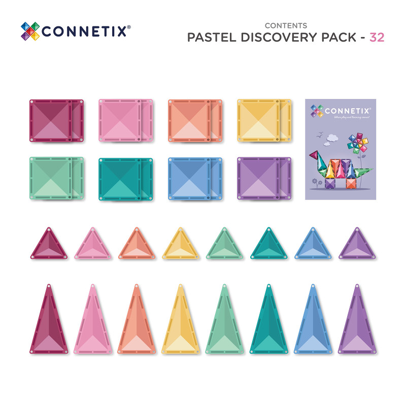 Magnetbausteine CONNETIX® Bright Discovery Pack 32 Stck.