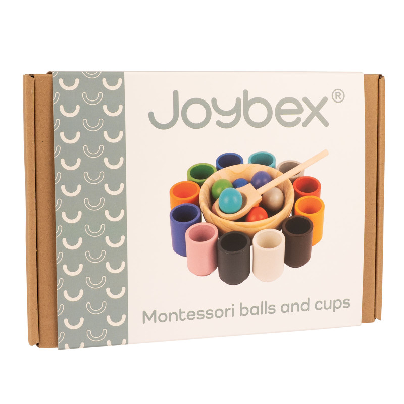 Montessori-Kugeln und Becher Montessori-Kugeln und Becher