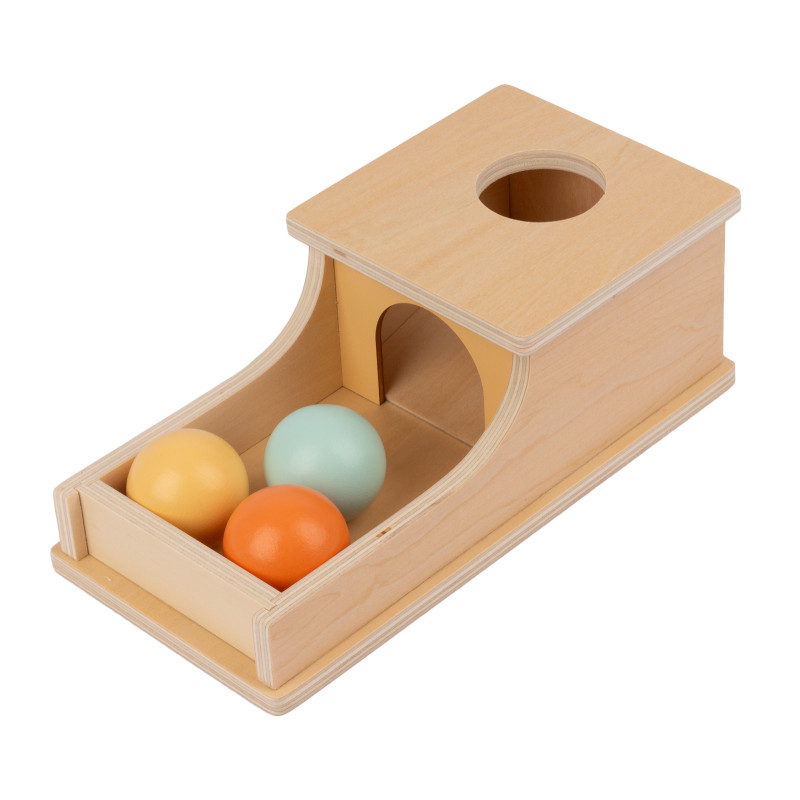 Lange Montessori-Box mit Kugel – Joybex Lange Montessori-Box mit Kugel – Joybex