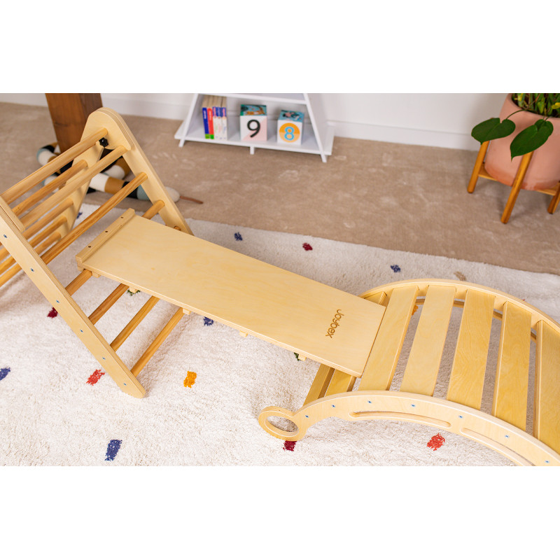 Kletterset Pikler „S“ mit Montessori-Schaukel – Joybex Kletterset Pikler „S“ mit Montessori-Schaukel – Joybex