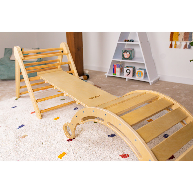 Kletterset Pikler „S“ mit Montessori-Schaukel – Joybex Kletterset Pikler „S“ mit Montessori-Schaukel – Joybex