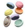 Stapelstein Original Set Rainbow Pastel mit Balancierbrett Stapelstein Original Set Rainbow Pastel mit Balancierbrett