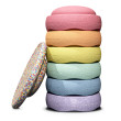 Stapelstein Original Set Rainbow Pastel mit Balancierbrett Stapelstein Original Set Rainbow Pastel mit Balancierbrett
