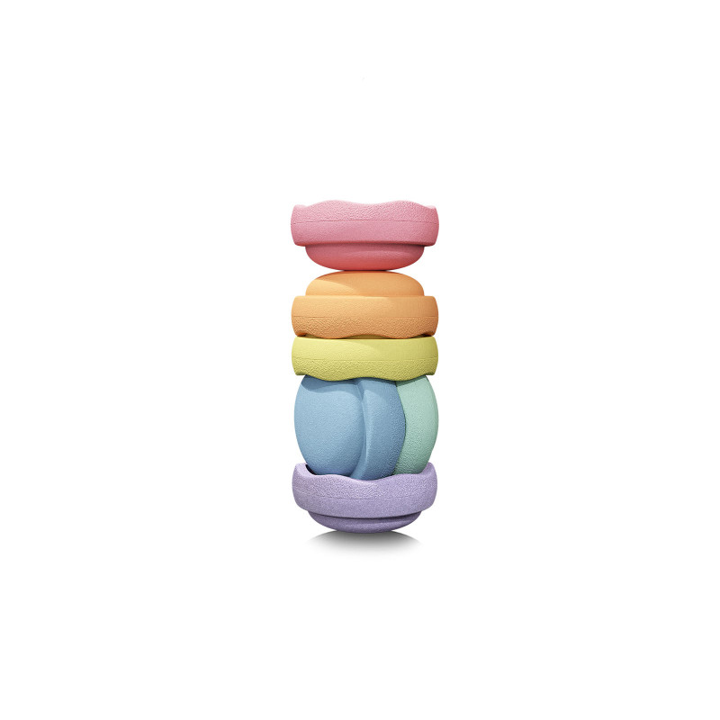 Stapelstein Original Set Rainbow Pastel Mini Stapelstein Original Set Rainbow Pastel Mini