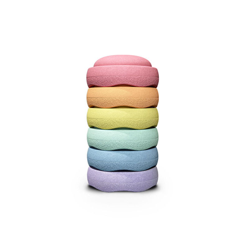 Stapelstein Original Set Rainbow Pastel Mini Stapelstein Original Set Rainbow Pastel Mini