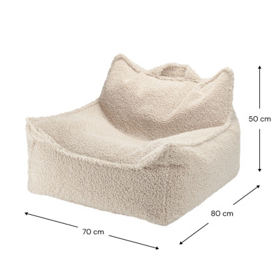 Kindersessel Sitzsack Wigiwama® - Biscuit Beanbag Chair