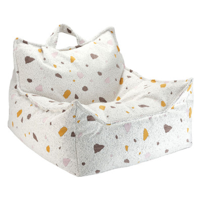 Kindersessel Sitzsack Wigiwama® - Terrazzo Marble Beanbag Chair
