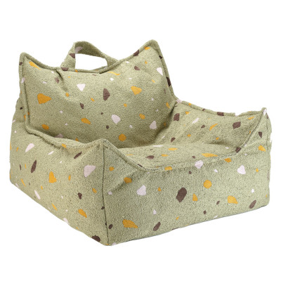Kindersessel Sitzsack Wigiwama® - Terrazzo Moss Beanbag Chair