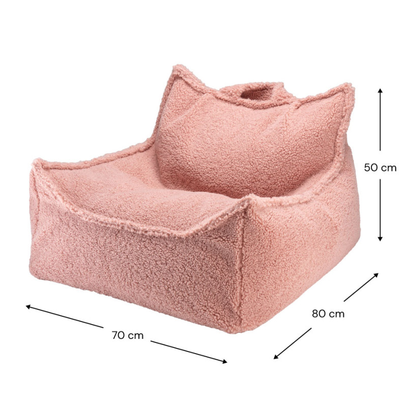 Kindersessel Sitzsack Wigiwama® - Guava Pink Beanbag Chair Kindersessel Sitzsack Wigiwama® - Guava Pink Beanbag Chair