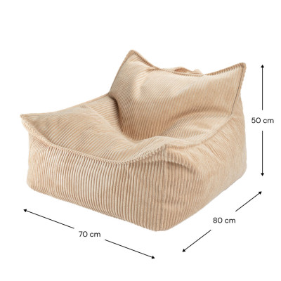 Kindersessel Sitzsack Wigiwama® - Brown Sugar Beanbag Chair