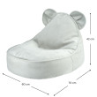 Kindersessel Sitzsack Wigiwama® - Misty Green Bear Beanbag Kindersessel Sitzsack Wigiwama® - Misty Green Bear Beanbag