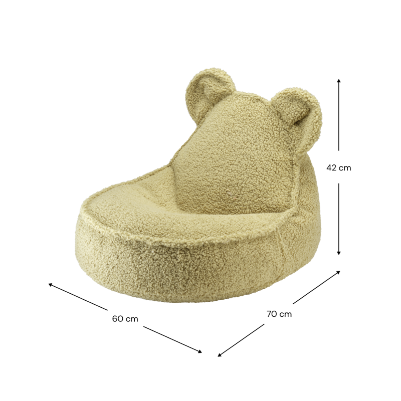 Kindersessel Sitzsack Wigiwama® - Matcha Bear Beanbag Kindersessel Sitzsack Wigiwama® - Matcha Bear Beanbag
