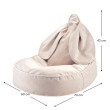 Kindersessel Sitzsack Wigiwama® - Dusty Beige Bunny Beanbag Kindersessel Sitzsack Wigiwama® - Dusty Beige Bunny Beanbag