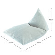 Kindersessel Sitzsack Wigiwama® - Peppermint Green Big Lounger Kindersessel Sitzsack Wigiwama® - Peppermint Green Big Lounger