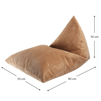 Kindersessel Sitzsack Wigiwama® - Toffee Big Lounger