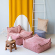 Ottomane Wigiwama® - Pink Mousse Square Ottomane Wigiwama® - Pink Mousse Square