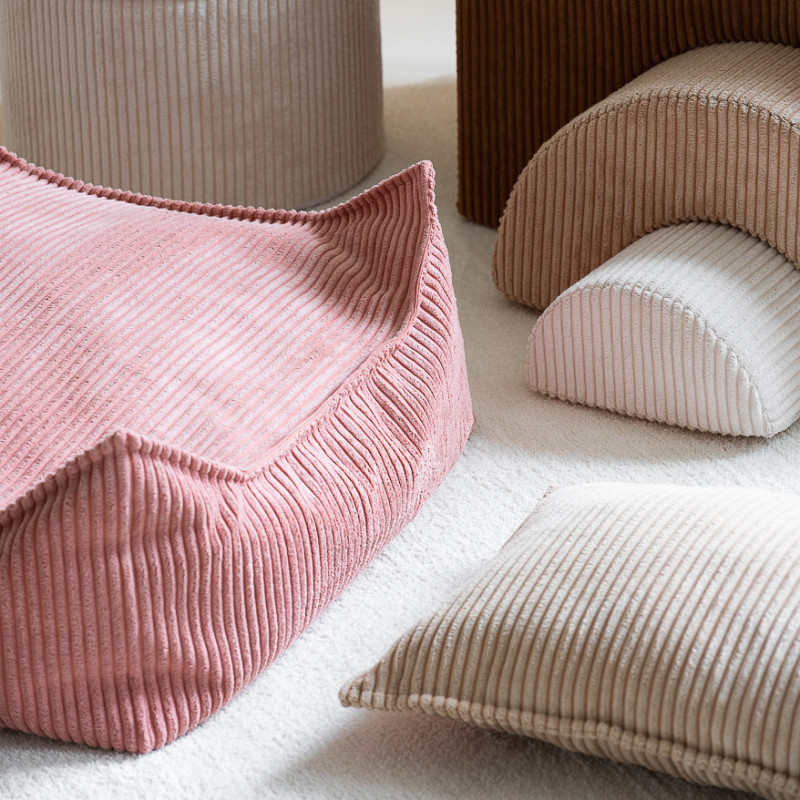 Ottomane Wigiwama® - Pink Mousse Square Ottomane Wigiwama® - Pink Mousse Square
