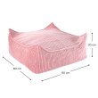 Ottomane Wigiwama® - Pink Mousse Square Ottomane Wigiwama® - Pink Mousse Square