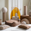Ottomane Wigiwama® - Toffee Square Ottomane Wigiwama® - Toffee Square