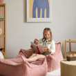 Ottomane Wigiwama® - Guava Pink Square Ottoman Ottomane Wigiwama® - Guava Pink Square Ottoman