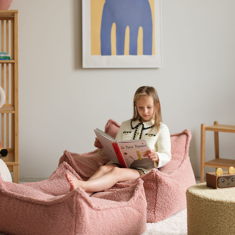Ottomane Wigiwama® - Guava Pink Square Ottoman Ottomane Wigiwama® - Guava Pink Square Ottoman