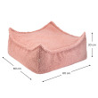 Ottomane Wigiwama® - Guava Pink Square Ottoman Ottomane Wigiwama® - Guava Pink Square Ottoman