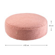 Ottomane Wigiwama® - Guava Pink Ottomane Wigiwama® - Guava Pink
