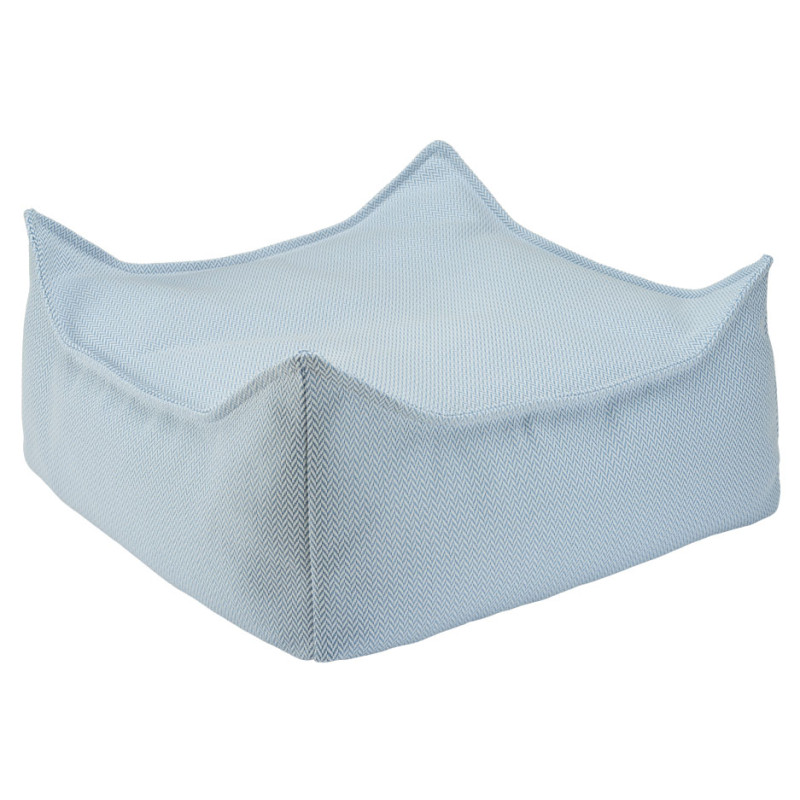 Ottomane Wigiwama® - Azure Outdoor Square Ottomane Wigiwama® - Azure Outdoor Square
