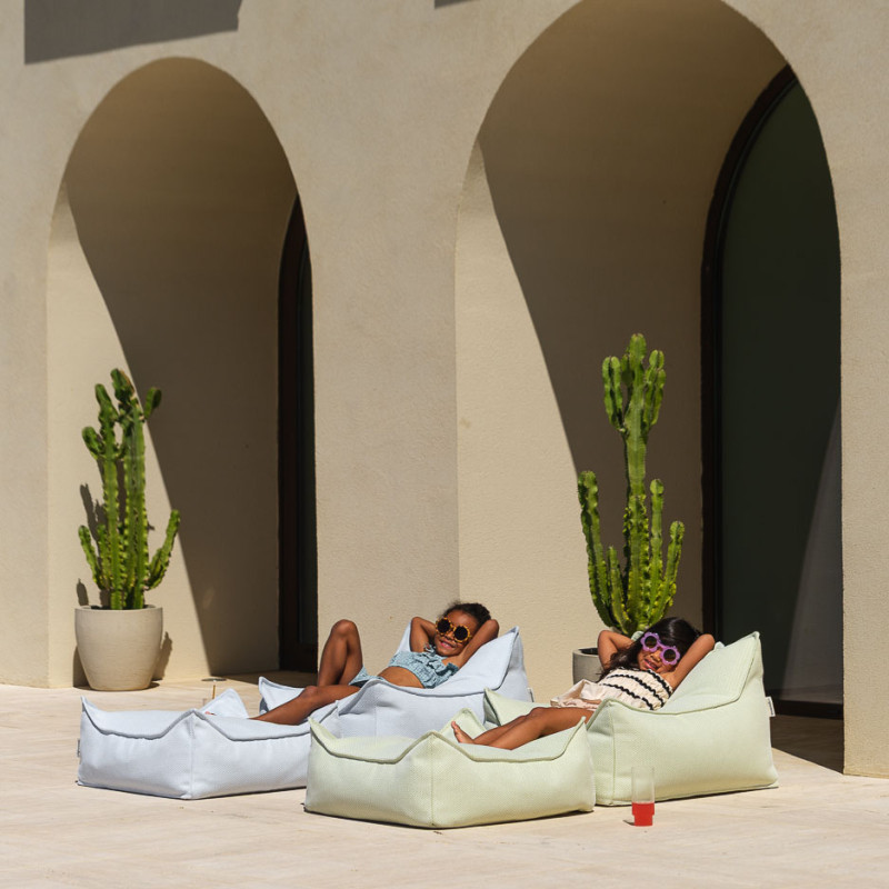 Ottomane Wigiwama® - Herba Outdoor Square Ottomane Wigiwama® - Herba Outdoor Square