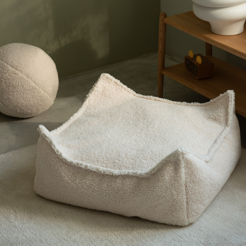 Ottomane Wigiwama® - Cream White Square Ottomane Wigiwama® - Cream White Square