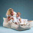Ottomane Wigiwama® - Marshmallow Square Ottomane Wigiwama® - Marshmallow Square