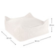 Ottomane Wigiwama® - Marshmallow Square Ottomane Wigiwama® - Marshmallow Square