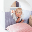 Kissen Wigiwama® – Pink Mousse Block Kissen Wigiwama® – Pink Mousse Block