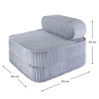 Ausklappbarer Kindersessel Wigiwama® – Blueberry Blue Flip Ausklappbarer Kindersessel Wigiwama® – Blueberry Blue Flip