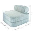 Ausklappbarer Kindersessel Wigiwama® – Peppermint Green Flip Ausklappbarer Kindersessel Wigiwama® – Peppermint Green Flip