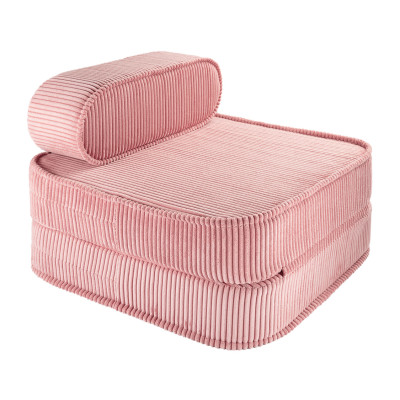 Ausklappbarer Kindersessel Wigiwama® – Pink Mousse Flip