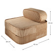 Ausklappbarer Kindersessel Wigiwama® – Toffee Flip Ausklappbarer Kindersessel Wigiwama® – Toffee Flip
