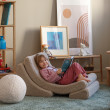 Ausklappbarer Kindersessel Wigiwama® – Biscuit Moon Ausklappbarer Kindersessel Wigiwama® – Biscuit Moon