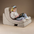 Ausklappbarer Kindersessel Wigiwama® – Biscuit Moon Ausklappbarer Kindersessel Wigiwama® – Biscuit Moon