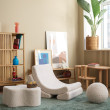 Ausklappbarer Kindersessel Wigiwama® – Cream White Moon Ausklappbarer Kindersessel Wigiwama® – Cream White Moon
