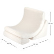 Ausklappbarer Kindersessel Wigiwama® – Cream White Moon Ausklappbarer Kindersessel Wigiwama® – Cream White Moon