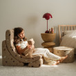 Ausklappbarer Kindersessel Wigiwama® - Terrazzo Sand Moon Ausklappbarer Kindersessel Wigiwama® - Terrazzo Sand Moon