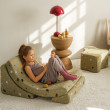 Ausklappbarer Kindersessel Wigiwama® - Terrazzo Moss Moon Ausklappbarer Kindersessel Wigiwama® - Terrazzo Moss Moon