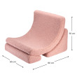 Ausklappbarer Kindersessel Wigiwama® – Guava Pink Moon Ausklappbarer Kindersessel Wigiwama® – Guava Pink Moon
