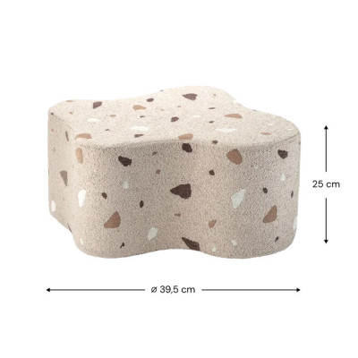 Pouf Wigiwama® - Terrazzo Sand Cloud